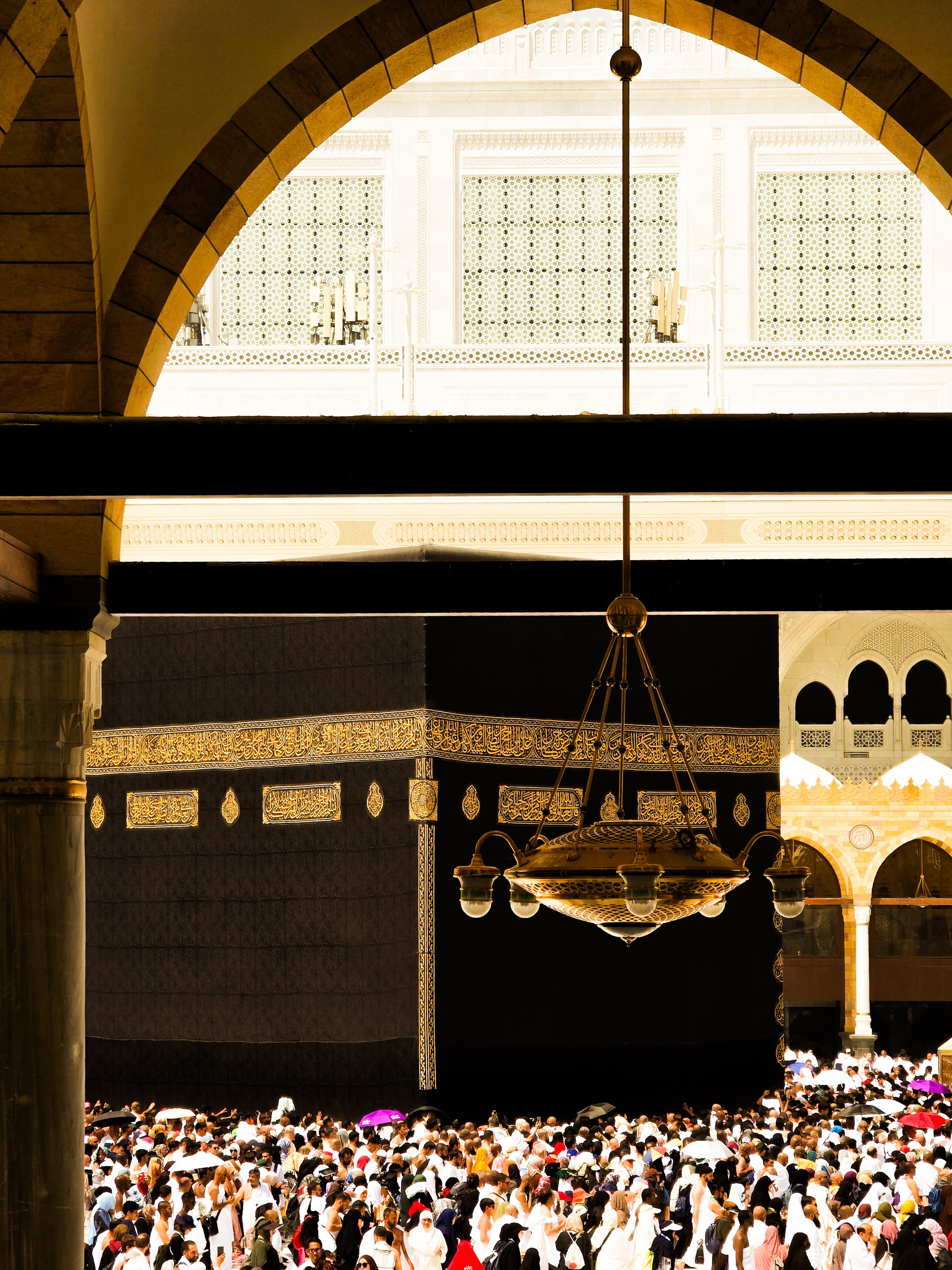 Pilgrims at the Kaaba, Makkah